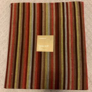 Crate & Barrel Saltillo Stripe Tablecloth